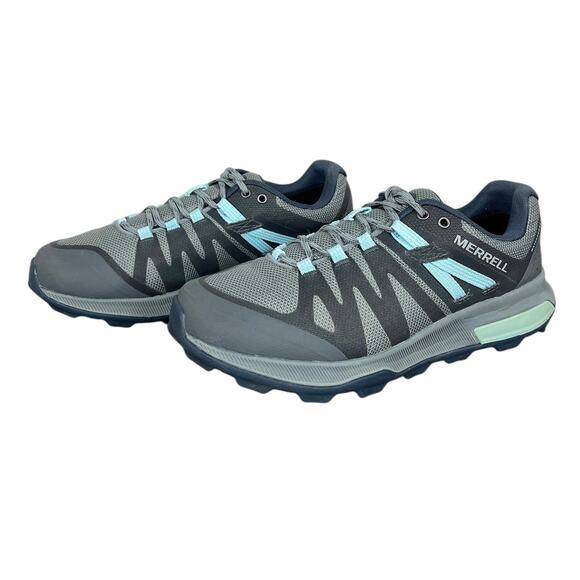 Merrell Zion FST Hiking Shoes Gray Blue Women’s 8  Waterproof Walking Outdoors - Picture 8 of 11